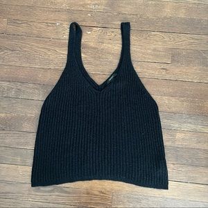 Black knit Forever 21 tank top